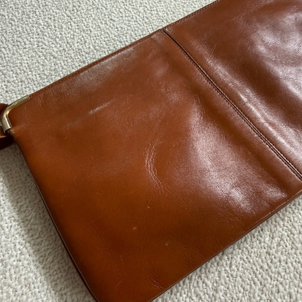 Vintage Leather Boho Clutch - Picture 4 of 9
